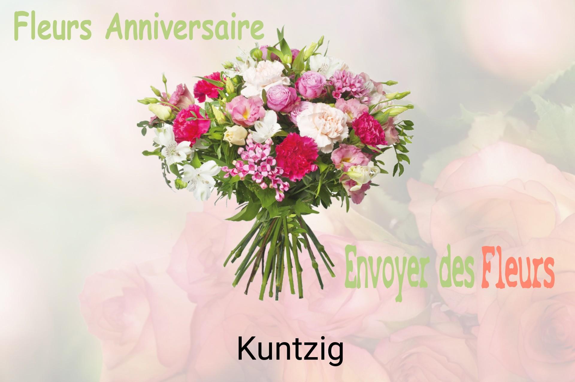 Bouquet de fleurs d’anniversaire livré à Kuntzig