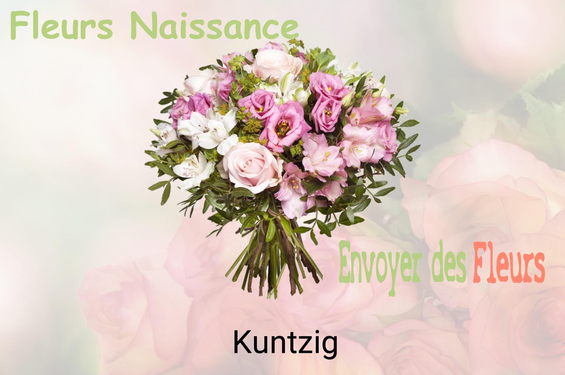 Bouquet de fleurs de naissance livré à Kuntzig